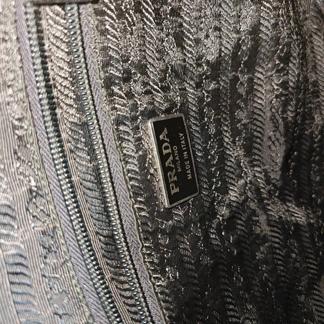 Nylon Shoulder Bag Black