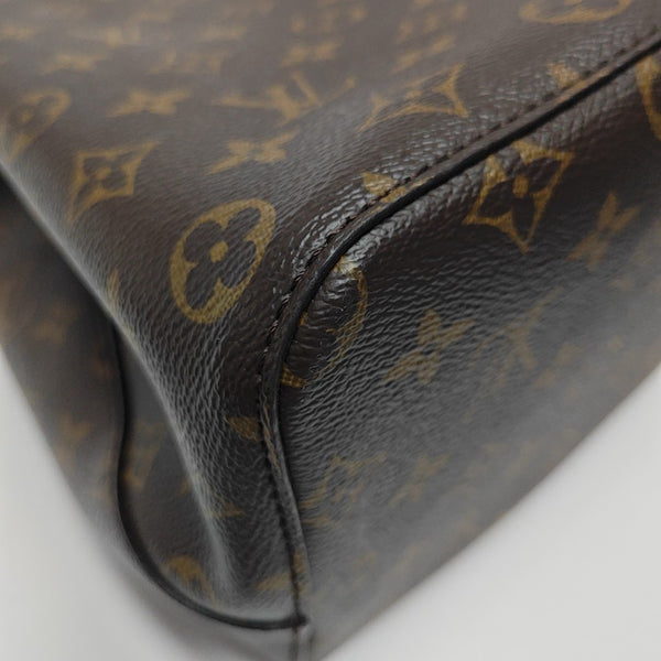 NÉONOÉ MM Monogram Coated Canvas Brown