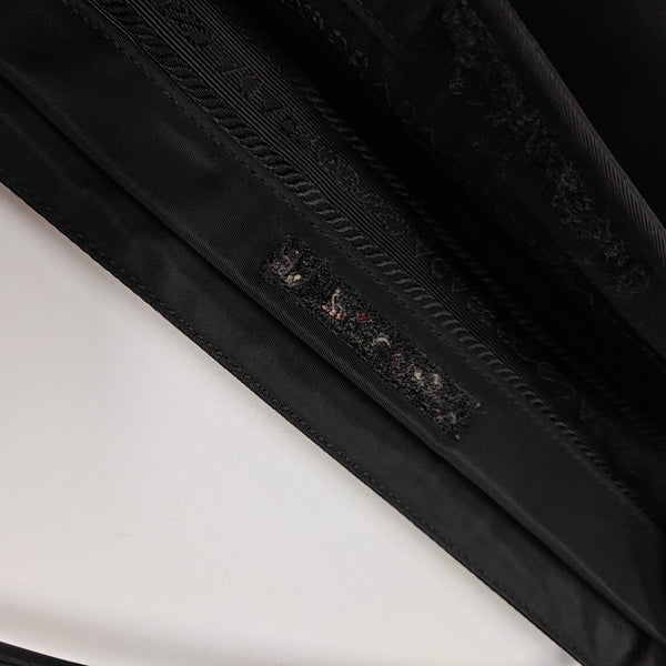 Nylon Top Handle Bag Black