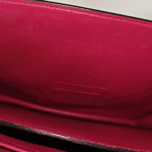 Calfskin Shoulder Bag Purple