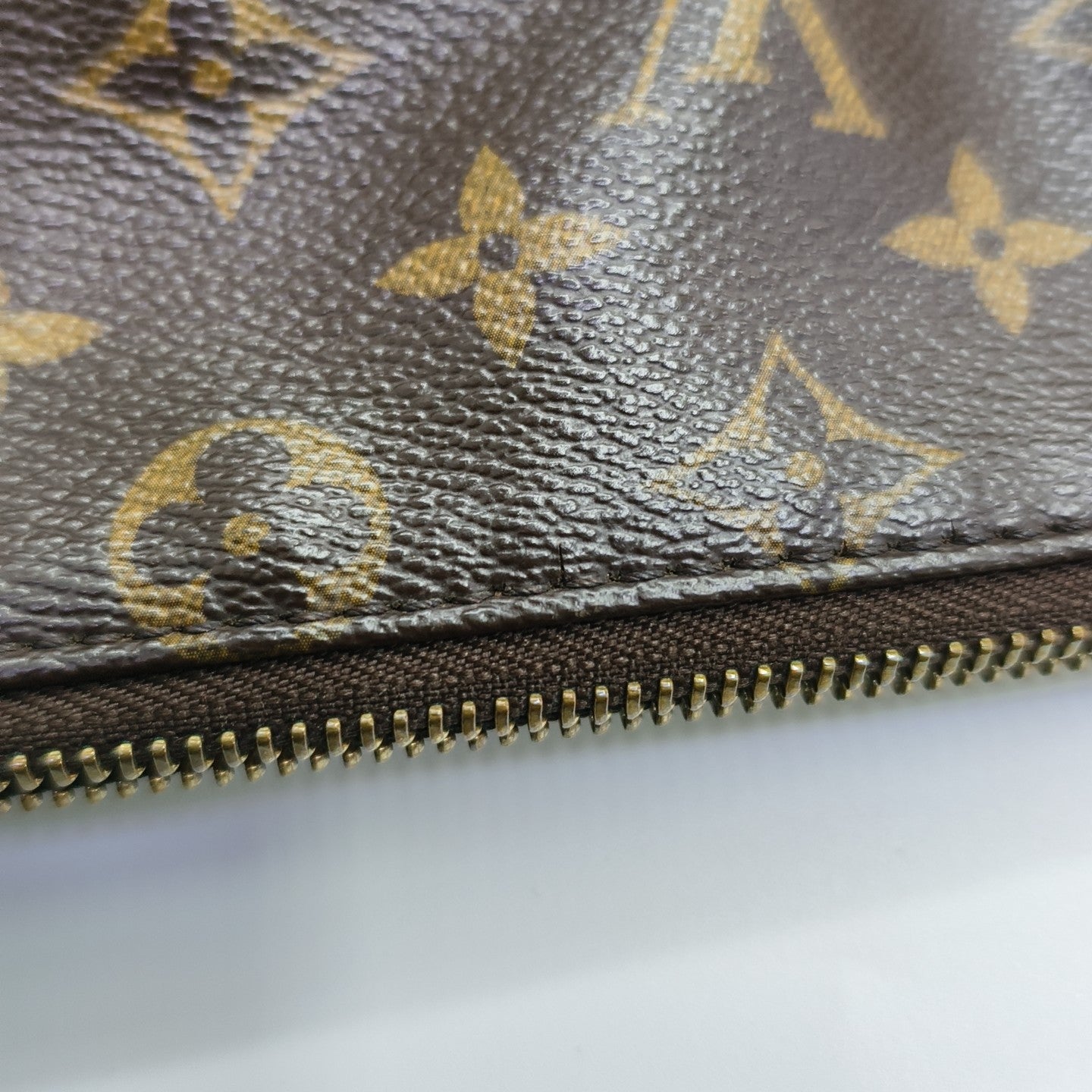 TOTALLY Monogram Coated Canvas Brown