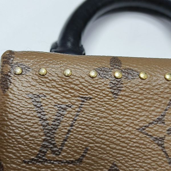 CAMERA BOX Monogram Coated Canvas Brown