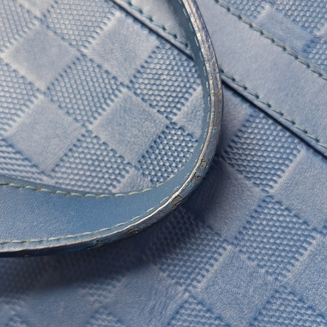 TADAO PM Damier Calfskin Blue