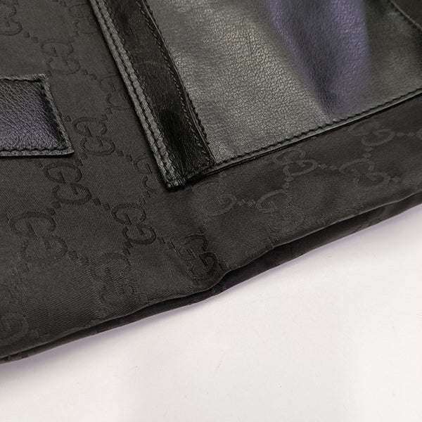 Monogram Canvas Tote Bag Black