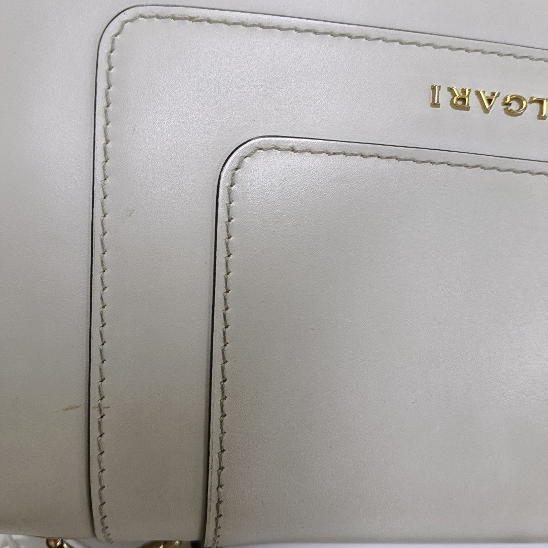 SERPENTI FOREVER Small Calfskin White