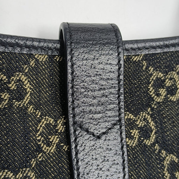 Jackie 1961 Small Monogram Denim Black