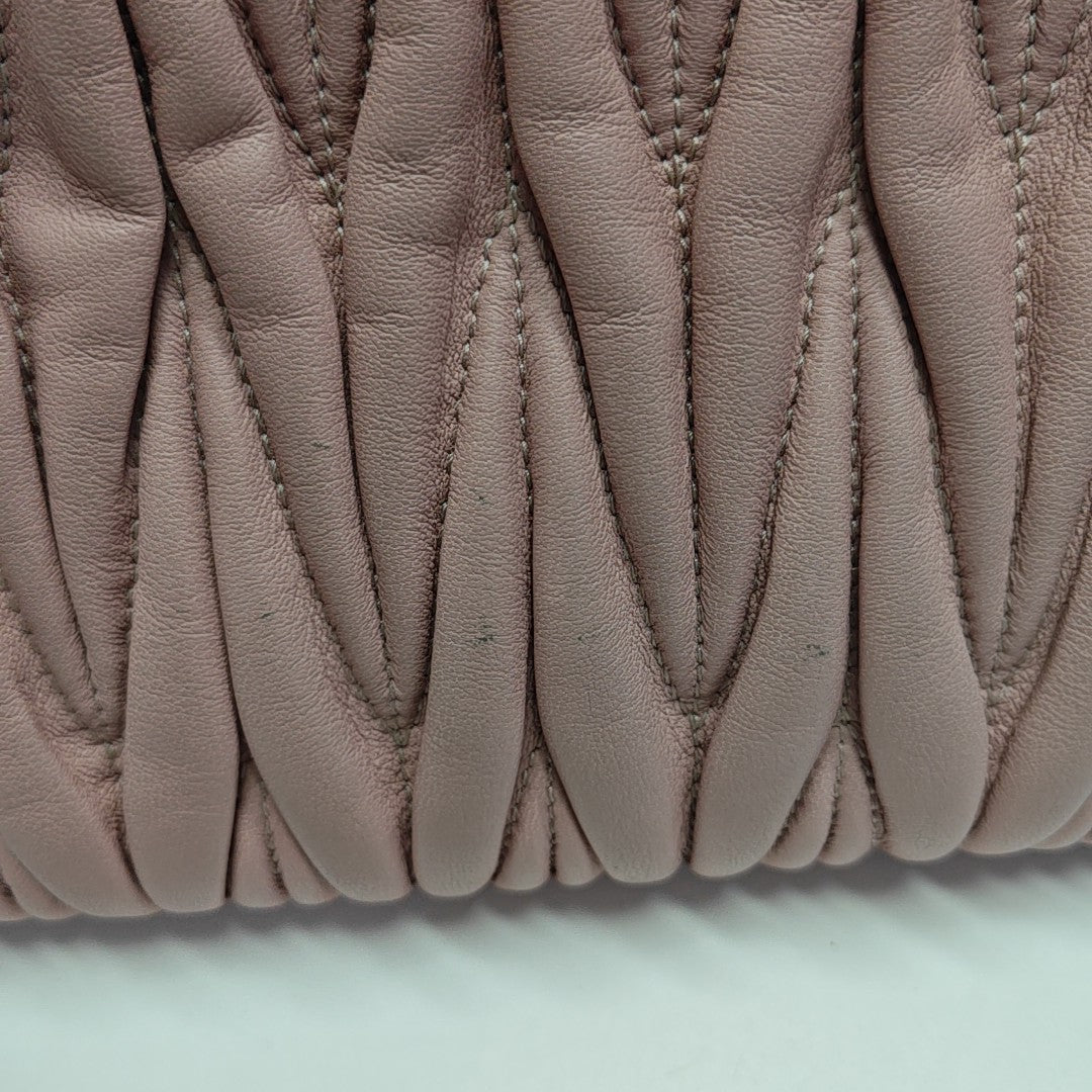 Avenue Quilted Lambskin Pink