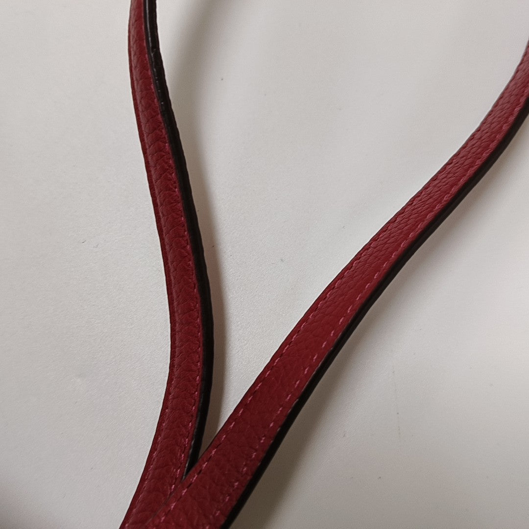 Kelly Calfskin Red