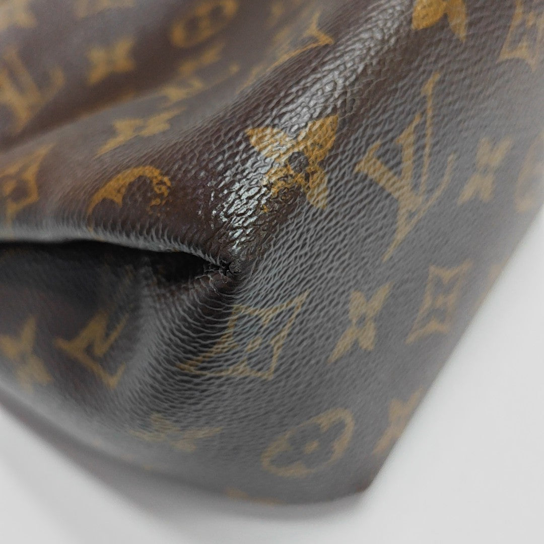 PALLAS BB Monogram Coated Canvas Brown
