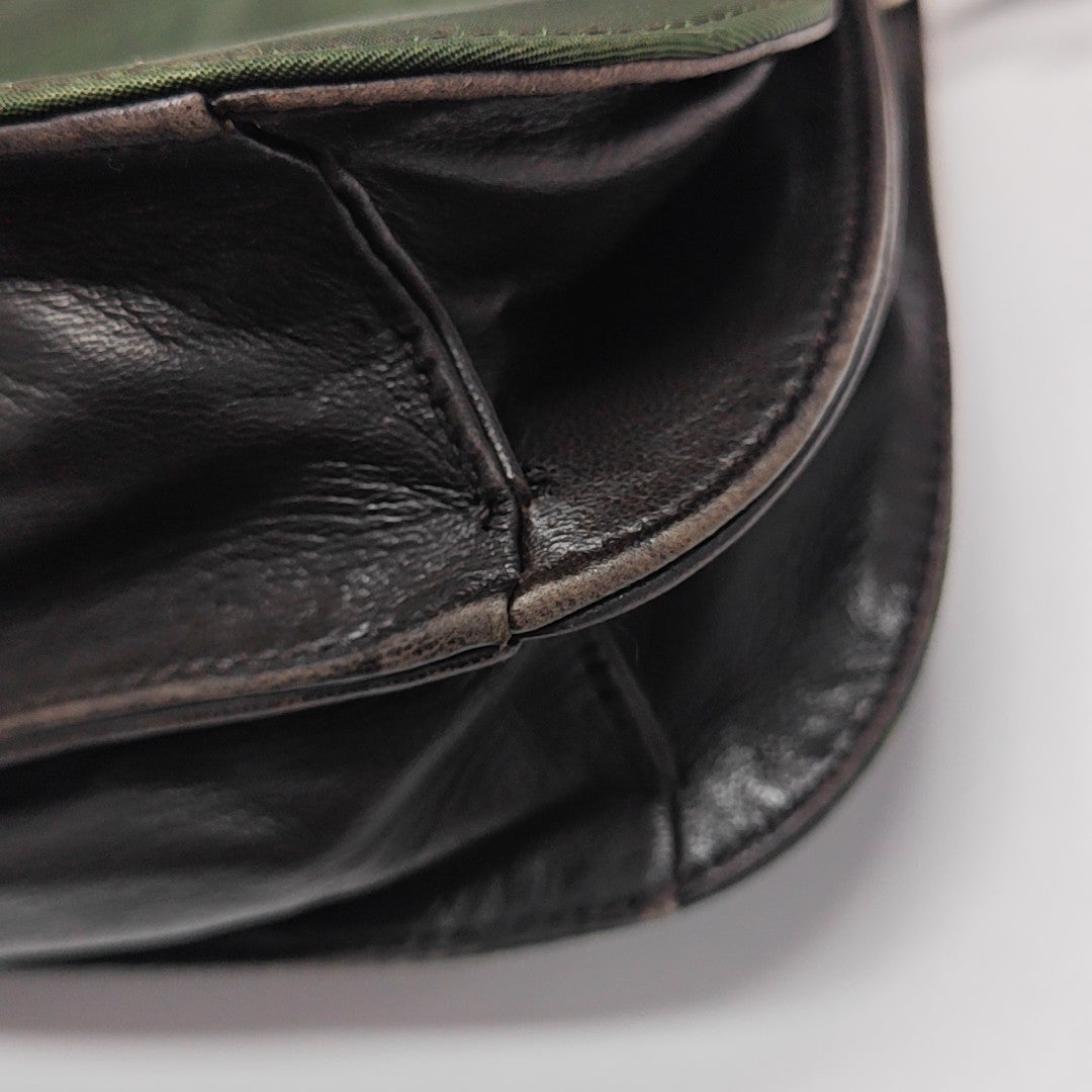 Nylon Shoulder Bag Green