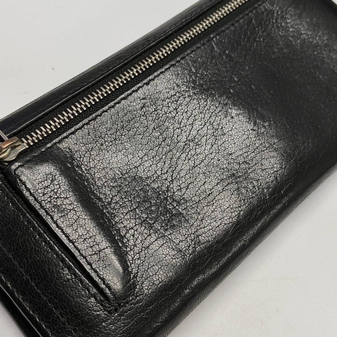 Calfskin Wallet Black