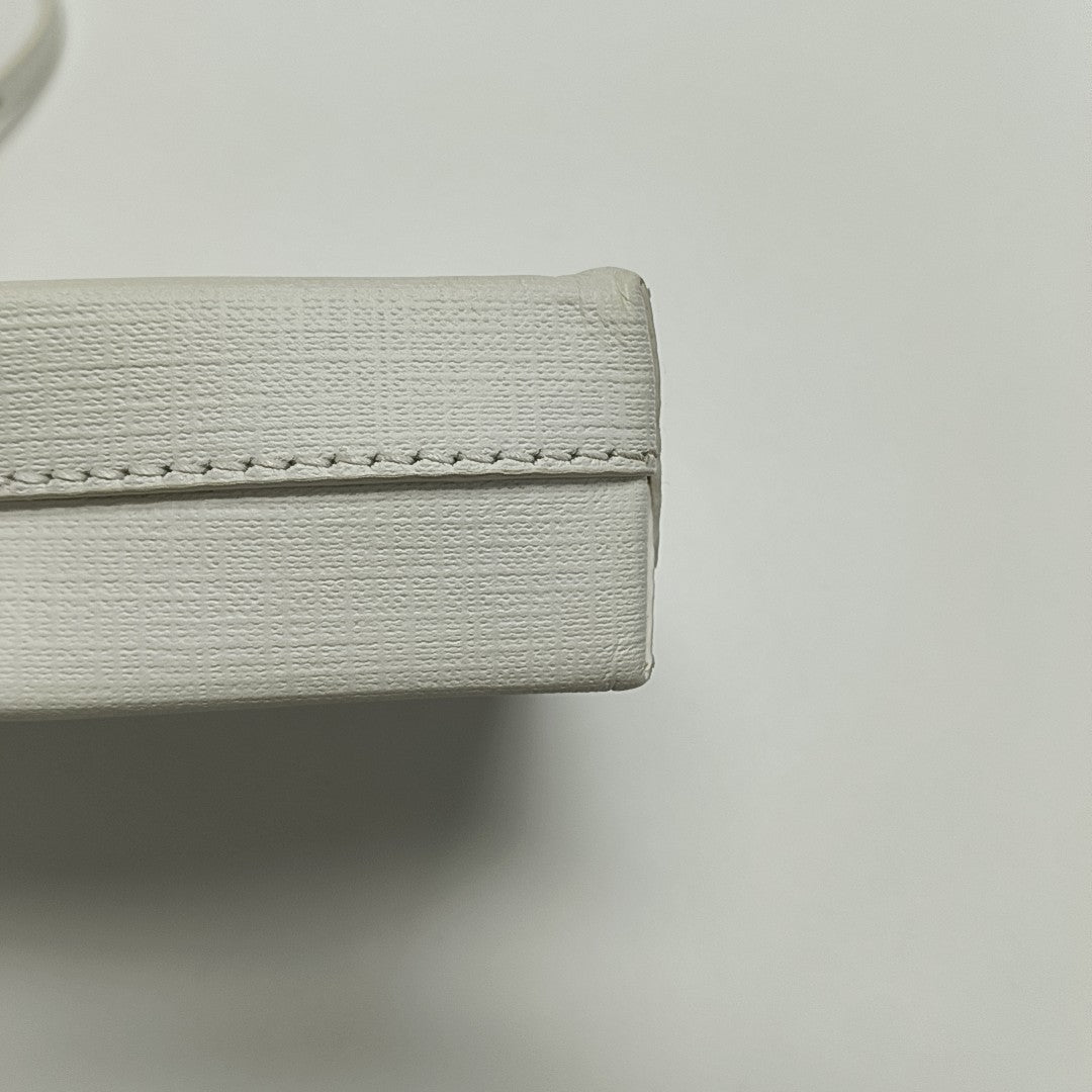 Shopping Bag Calfskin White