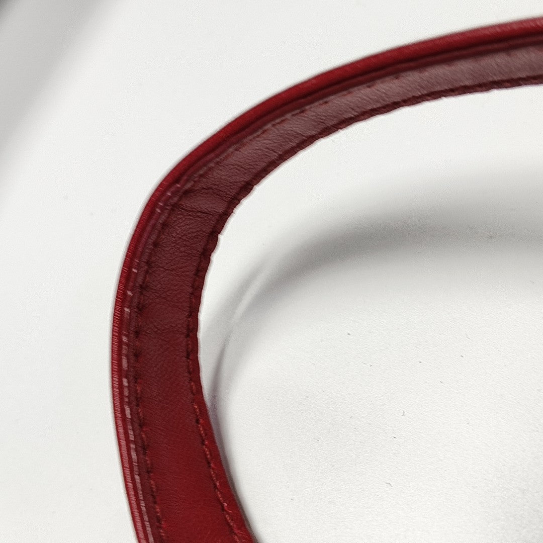 Miu Coffer Lambskin Red