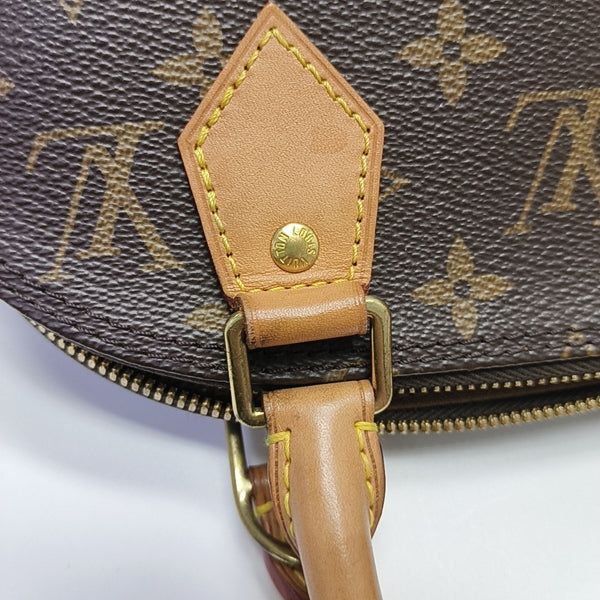 ALMA BB Monogram Coated Canvas Brown