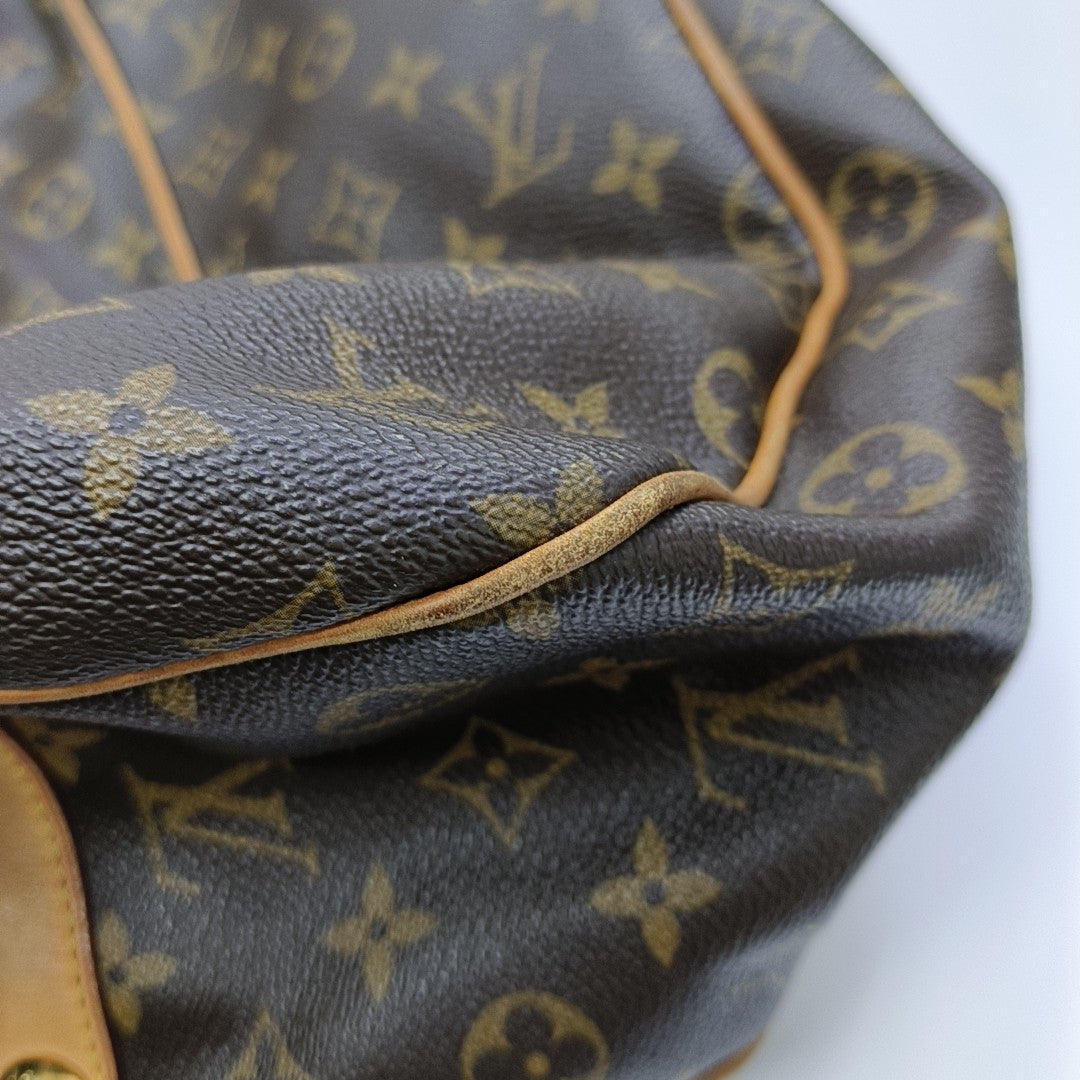 GALLIERA GM Monogram Coated Canvas Brown