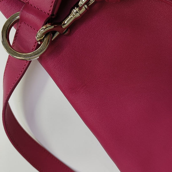 Calfskin Shoulder Bag Red