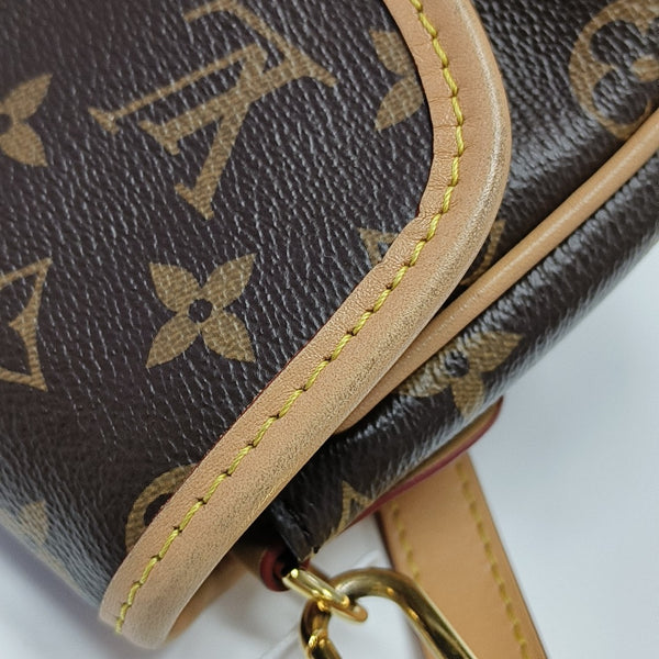 DIANE Monogram Coated Canvas Brown