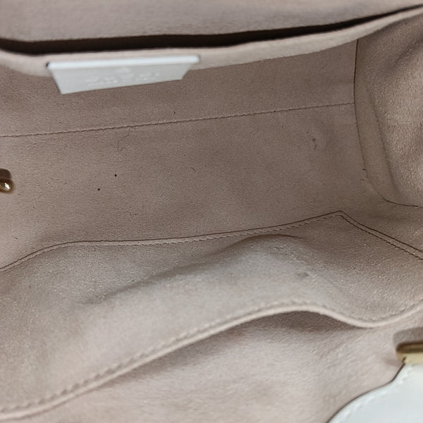 Padlock Small Monogram Coated Canvas Beige
