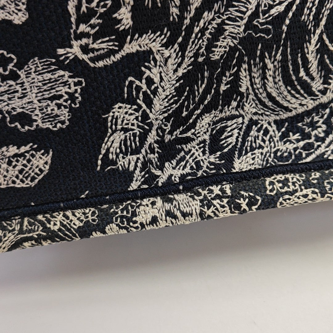 Book Tote Medium Fabric Blue