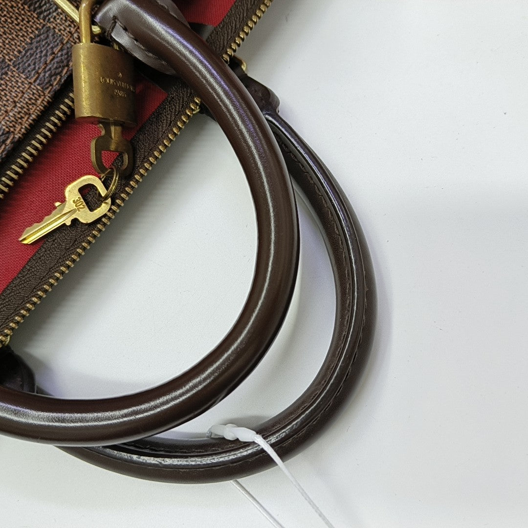 SPEEDY 30 Damier Ebene Coated Canvas Brown