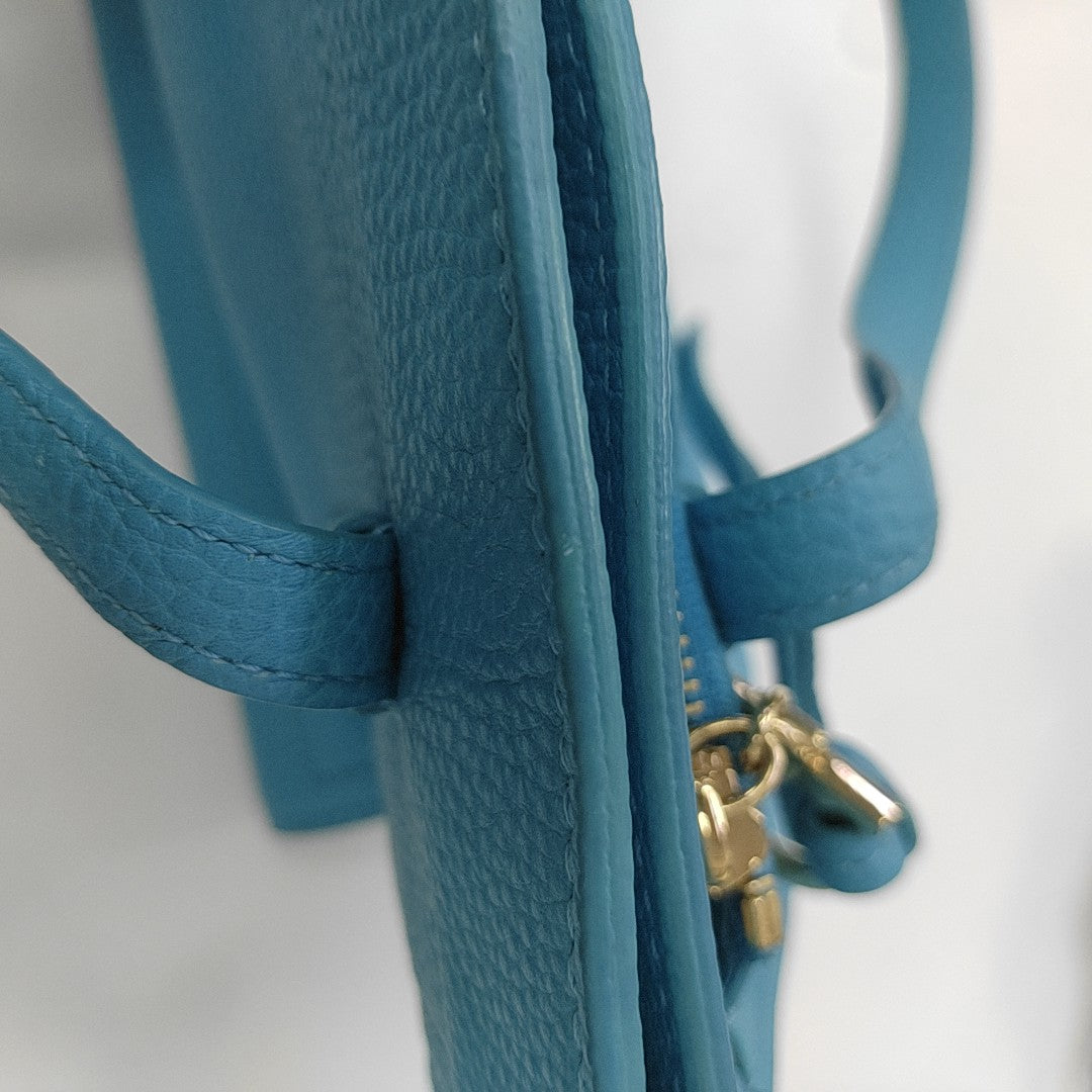 Amy Small Calfskin Blue