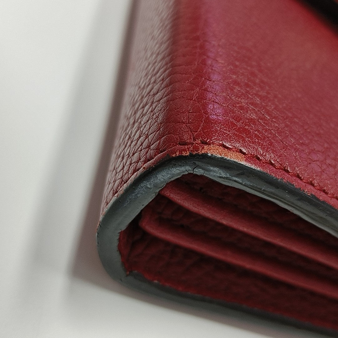 GG Marmont Mini Calfskin Red