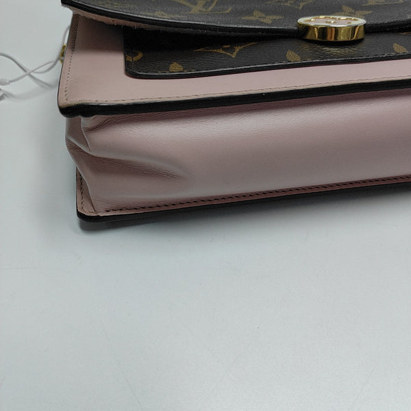 FLORE Monogram Coated Canvas Brown