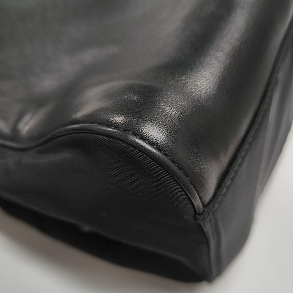 Leather Tote Bag Black