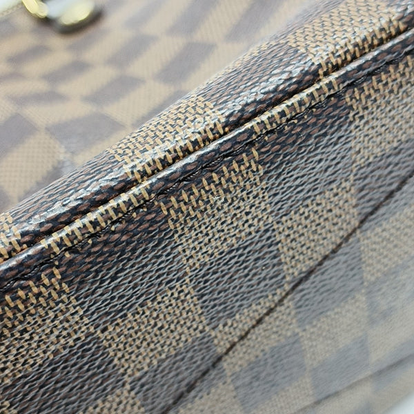 SIENA Damier Ebene Coated Canvas Brown