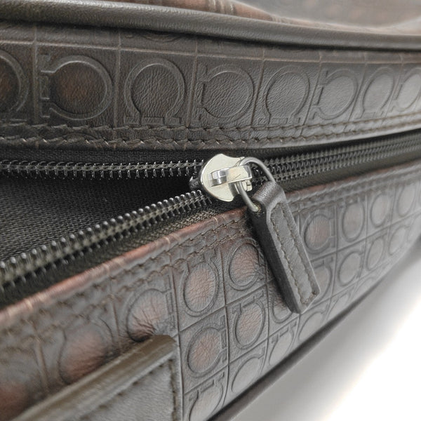 Calfskin Top Handle Bag Red