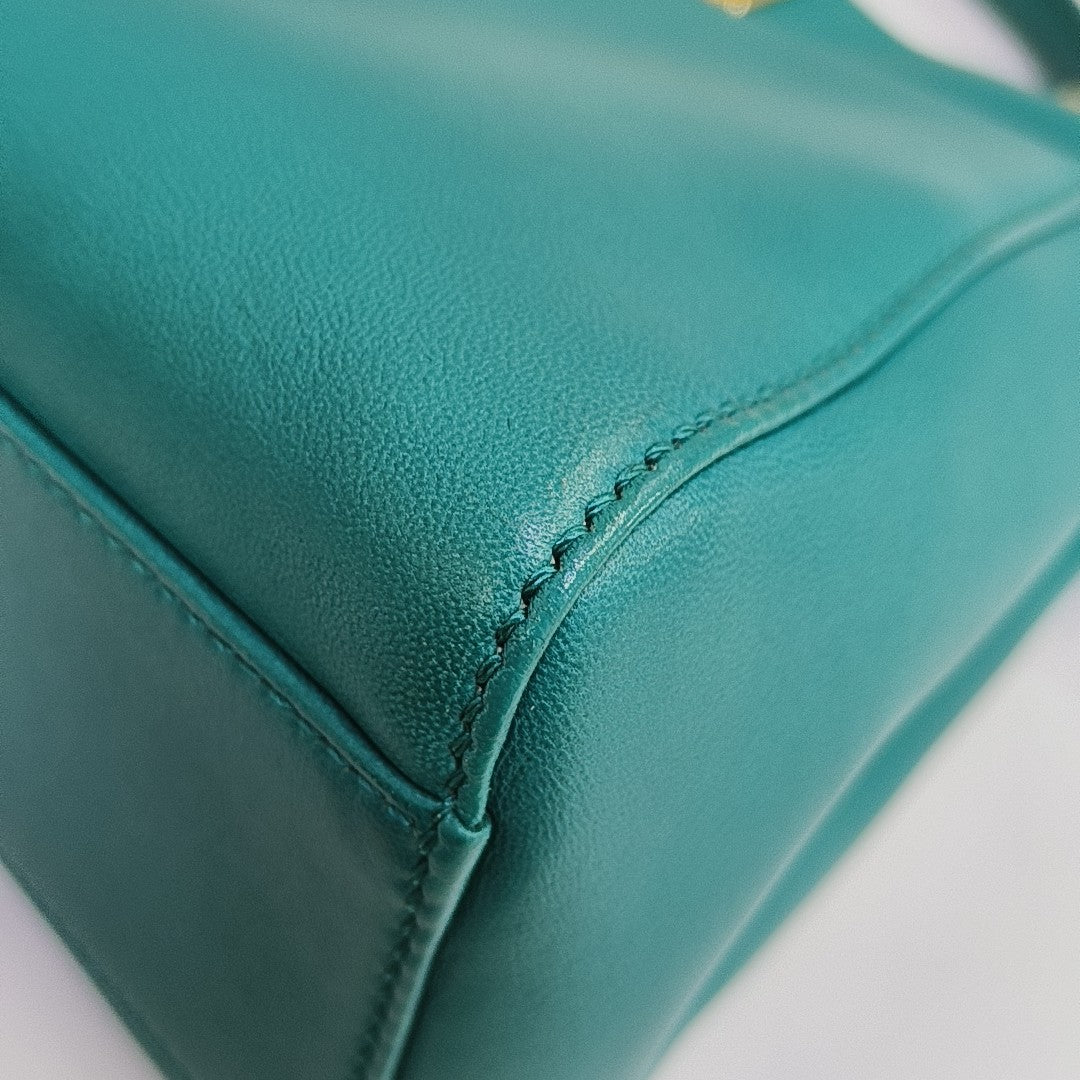 Peekaboo Mini Calfskin Green