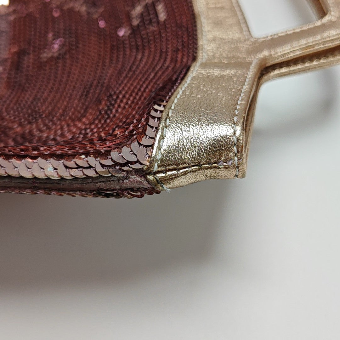 Special Material Top Handle Bag Pink