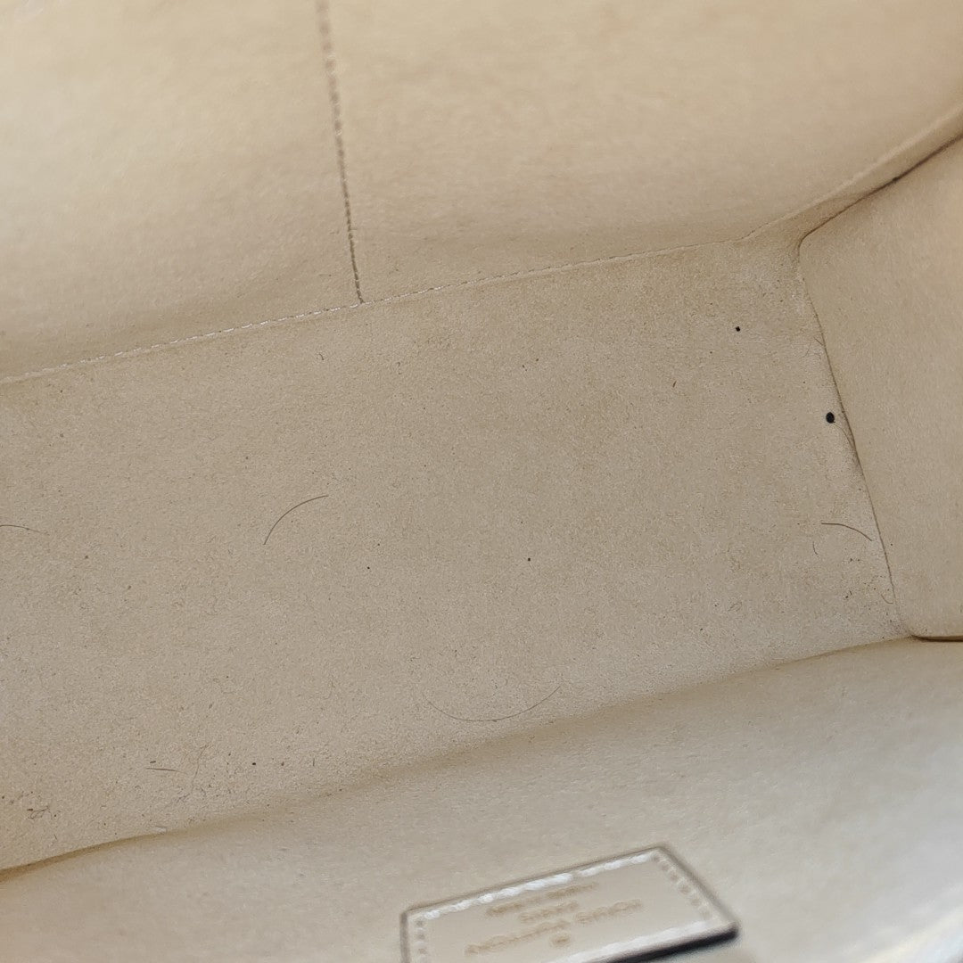 ONTHEGO PM Monogram Calfskin Beige