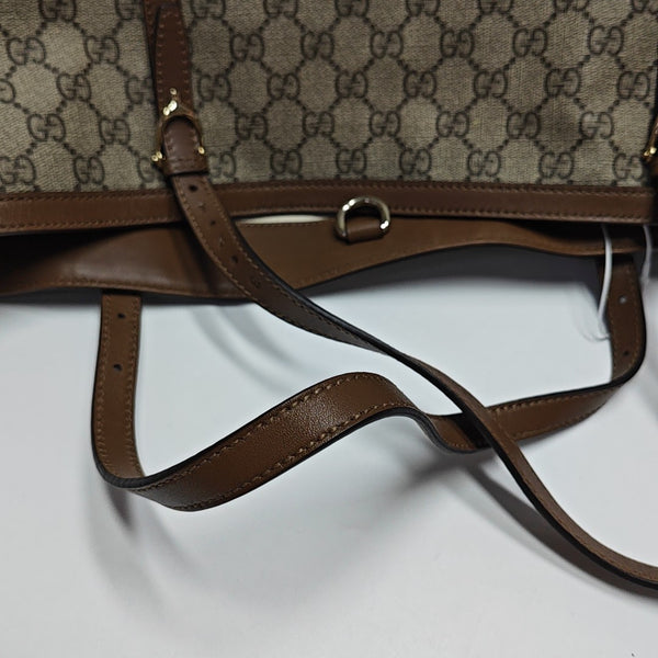 GG Supreme Monogram Coated Canvas Black
