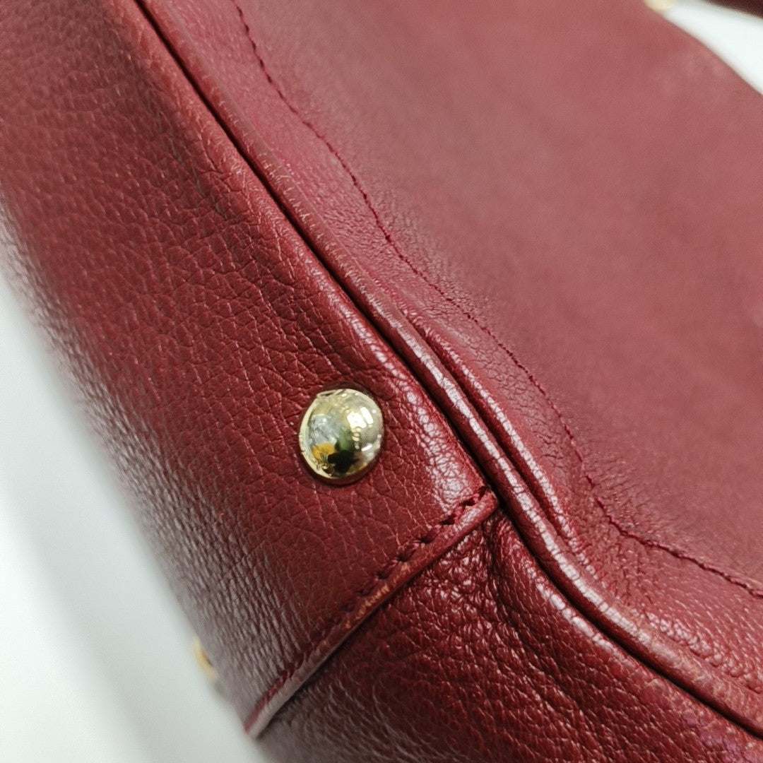 Betulla Medium Calfskin Red