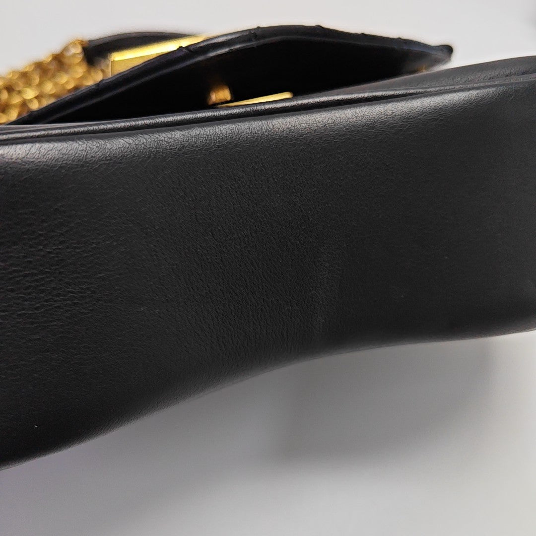 NEW WAVE PM Quilted Calfskin Black