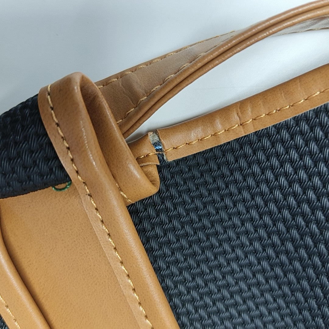 Fabric Shoulder Bag Black