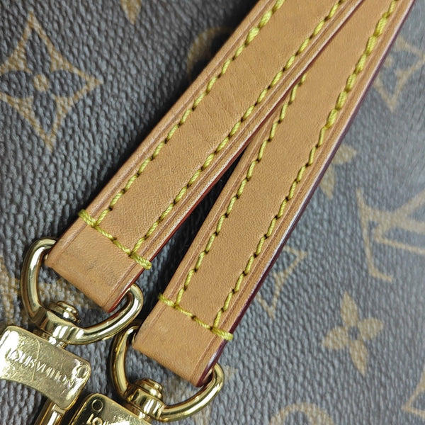 SIDE TRUNK MM Monogram Coated Canvas Brown