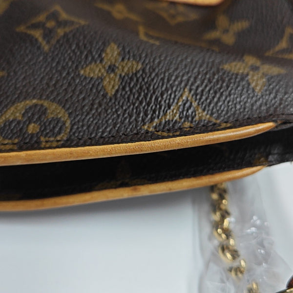 EVA Monogram Coated Canvas Brown