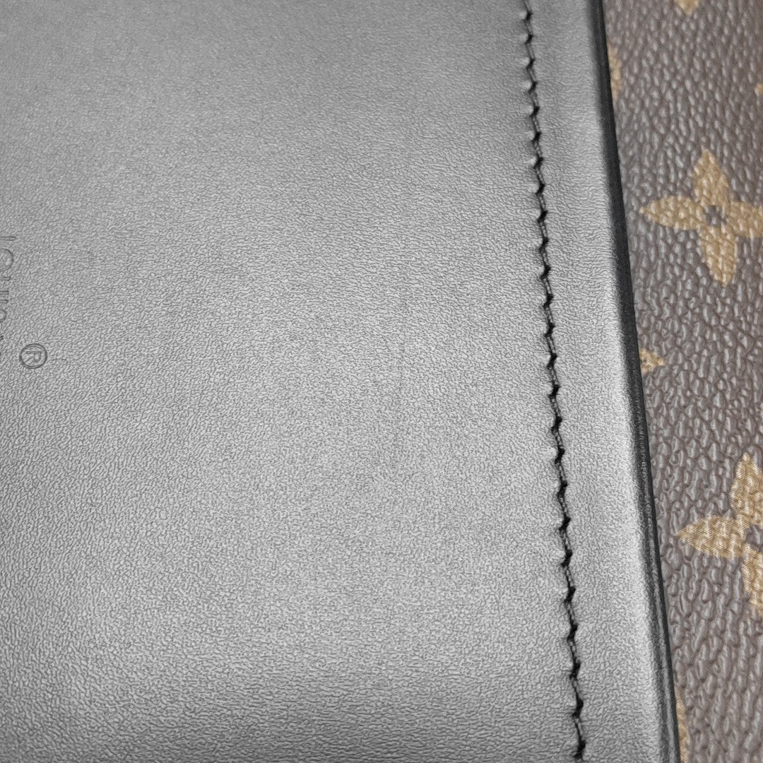 MARCEAU Monogram Coated Canvas Brown