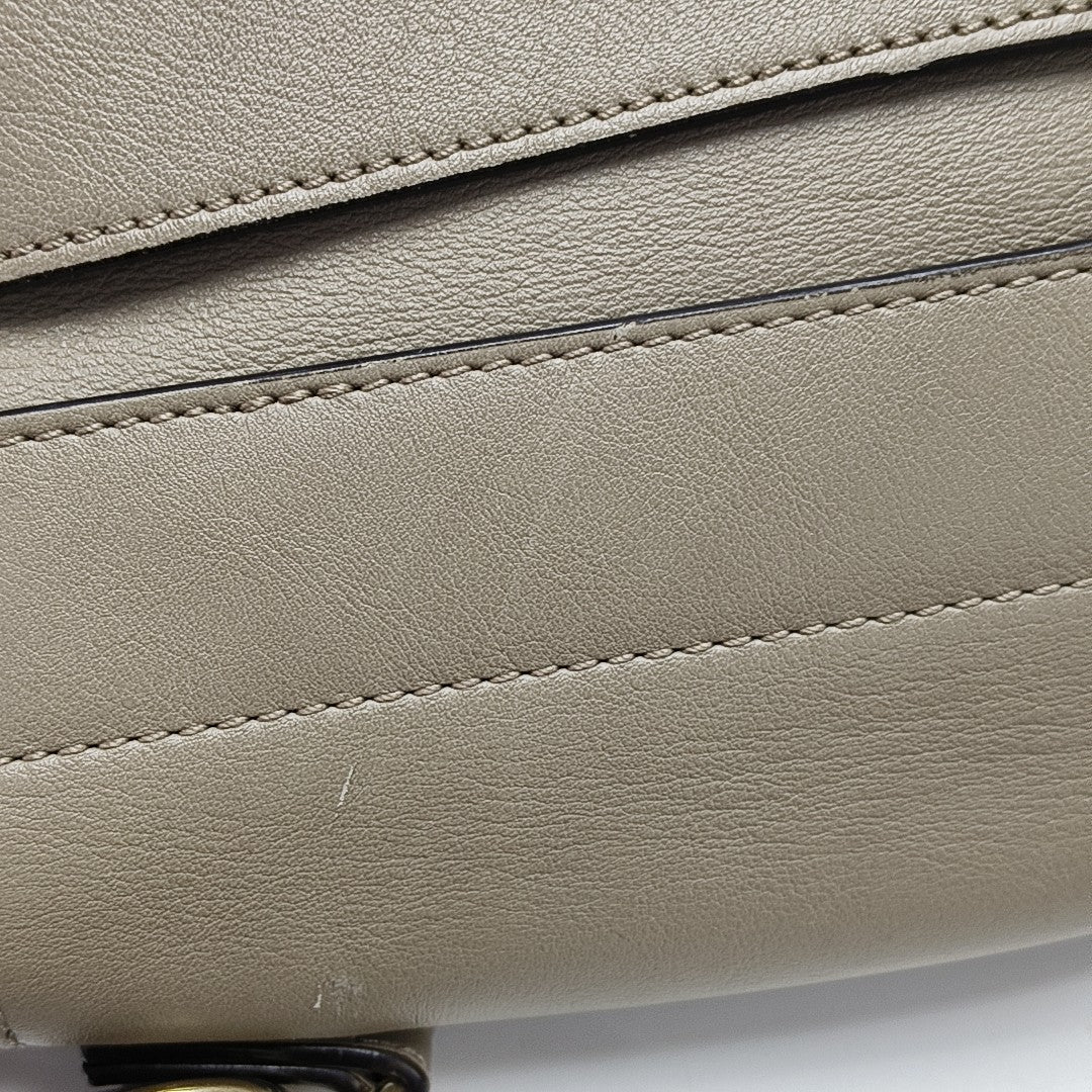 Faye Medium Calfskin Gray