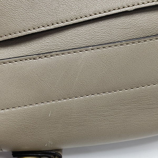 Faye Medium Calfskin Gray