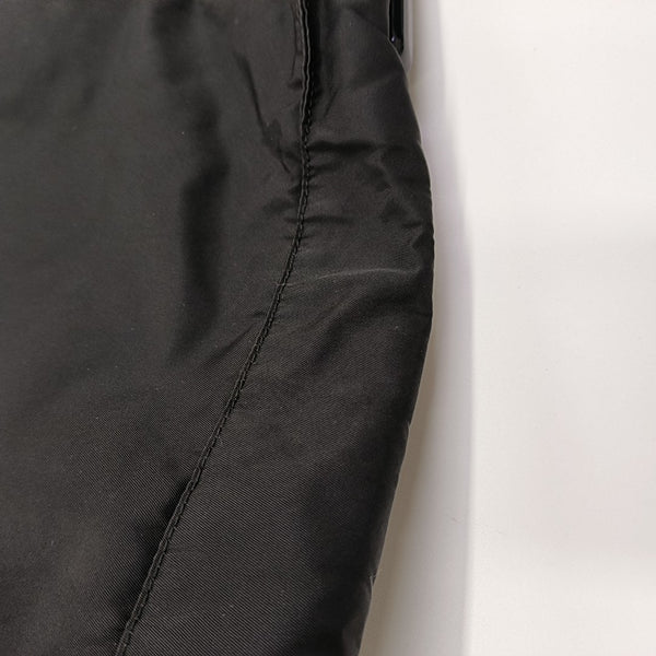 Nylon Top Handle Bag Black