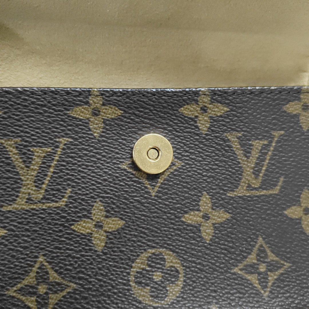 FLORENTINE Monogram Coated Canvas Brown
