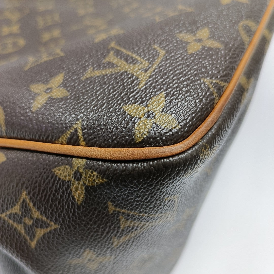 BATIGNOLLES MM Monogram Coated Canvas Brown