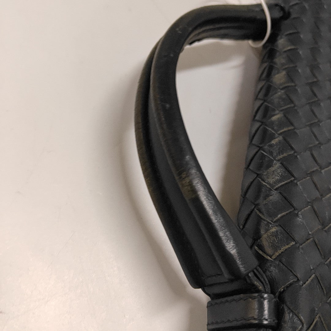 Calfskin Top Handle Bag Blue