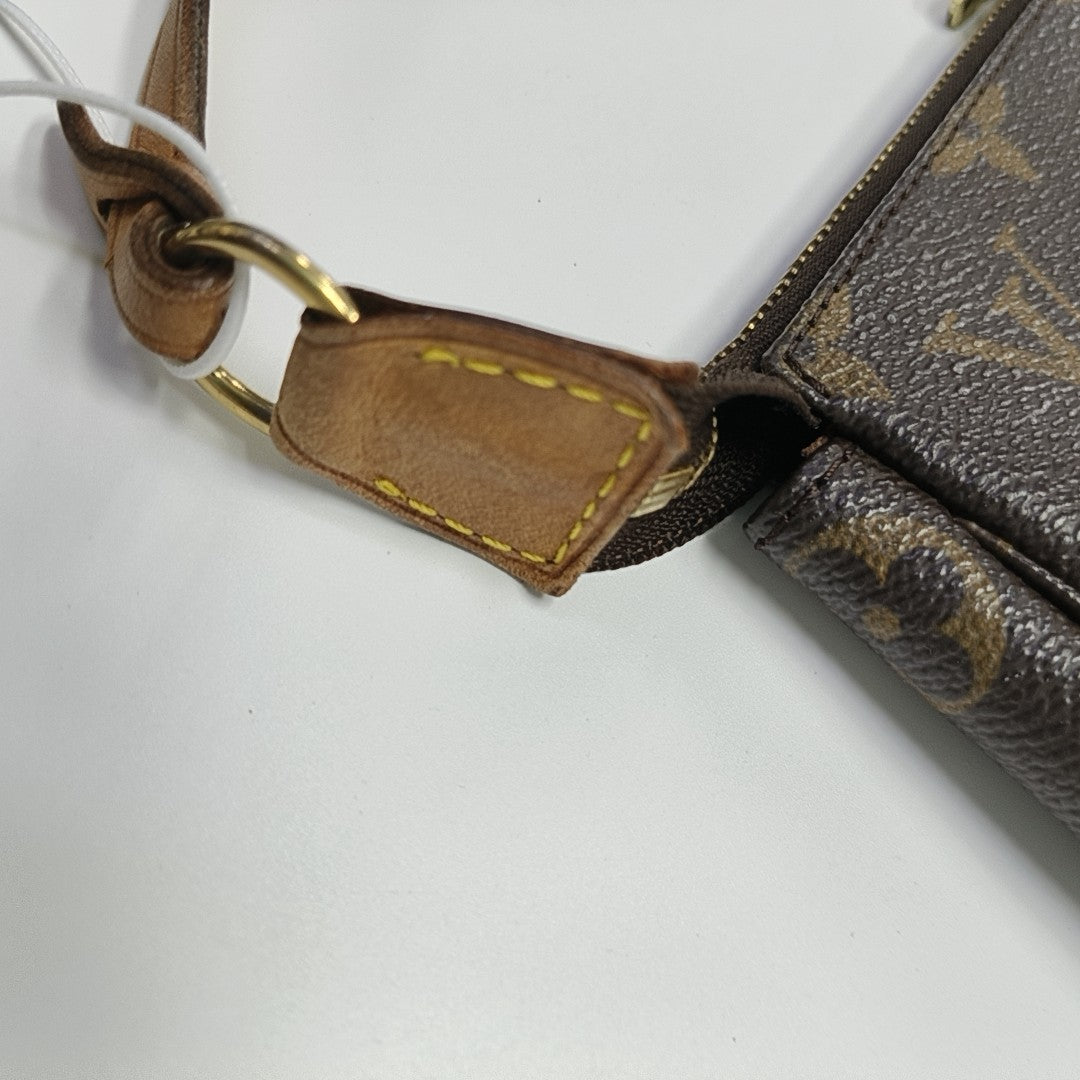 ACCESSOIRES Monogram Coated Canvas Brown