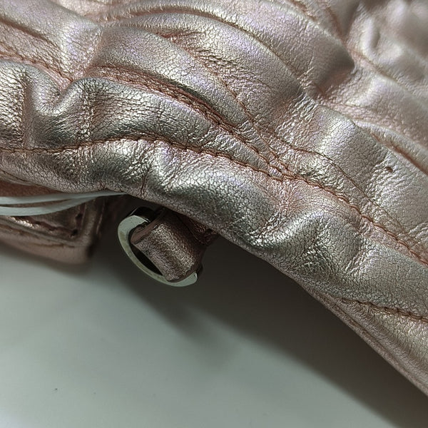 Quilted Lambskin Shoulder Bag Pink