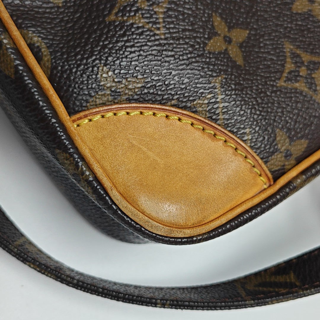 DANUBE Monogram Coated Canvas Brown