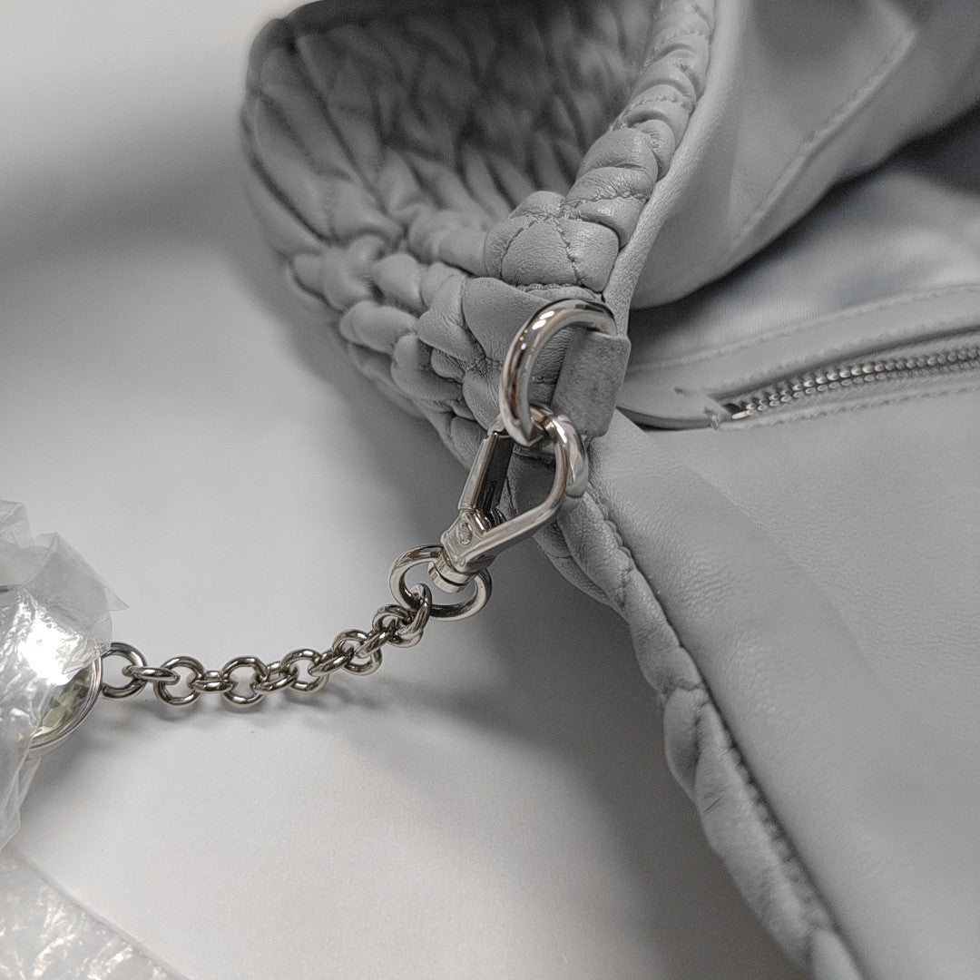 Crystal Quilted Lambskin Blue